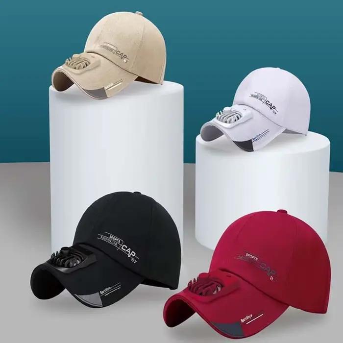 Casquette de baseball portable avec ventilateur