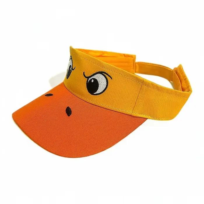 Casquette de baseball brodée de canard – Visière non structurée réglable et mignonne pour l'extérieur