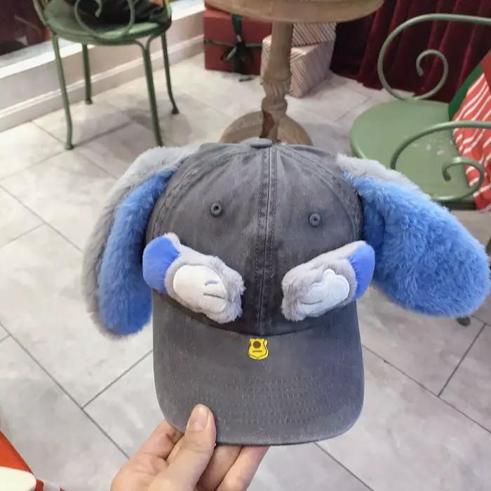 Casquette de baseball en peluche avec oreilles d'animaux mignonnes (lapin