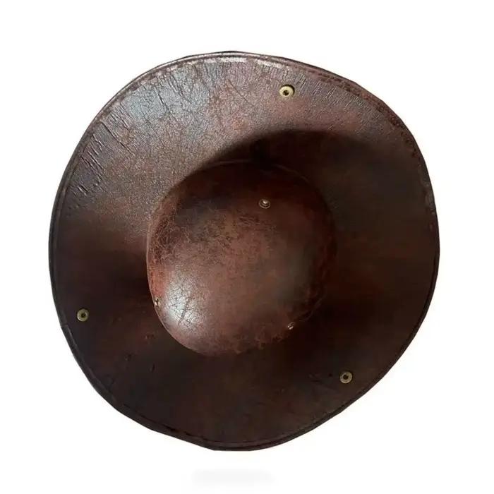 Chapeau de pirate en similicuir pour cosplay