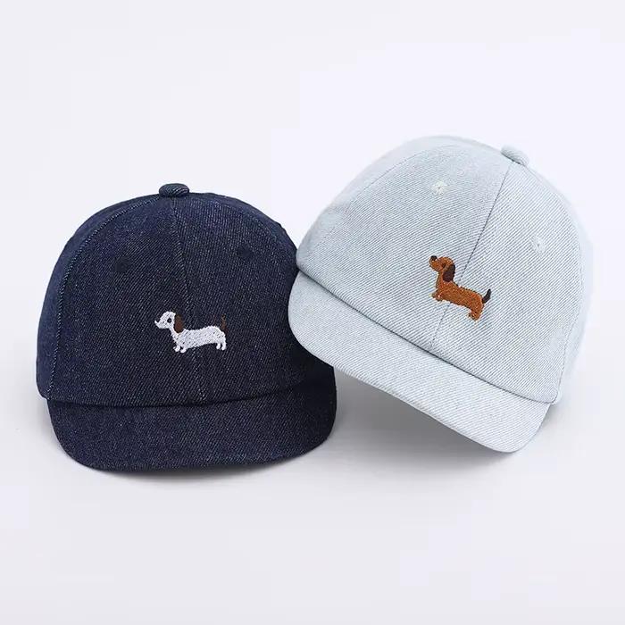 Casquette de baseball en jean mignonne pour bébé