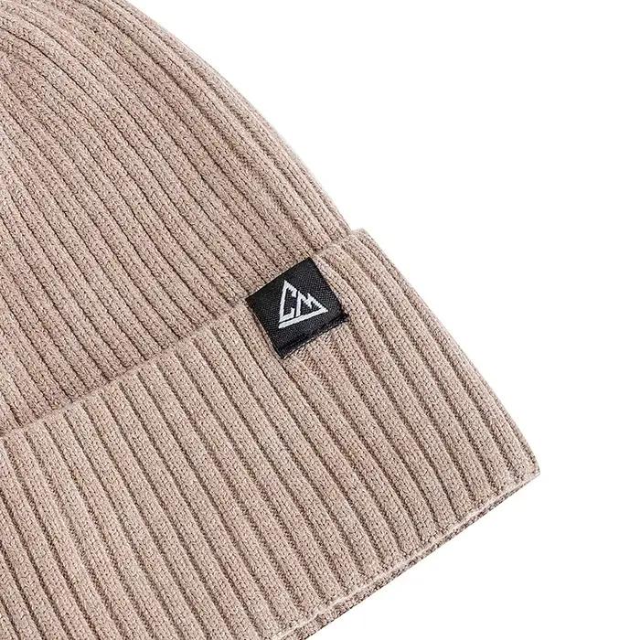 Offre spéciale unisexe automne/hiver bonnet chapeau montagne pic Labal haute élasticité tricoté chapeaux pour hommes