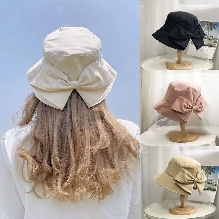Chapeau de soleil unisexe en tissu de coton pour femmes