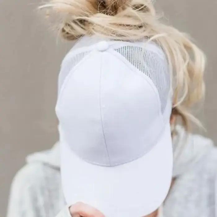 Nouvelle casquette de baseball queue de cheval pour femme