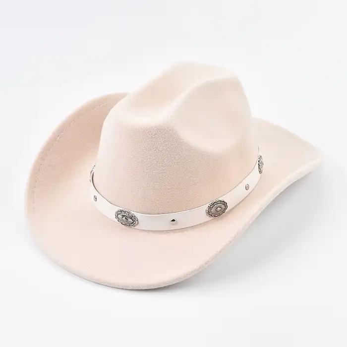Chapeau de cowboy et de cow-girl de style occidental pour femmes