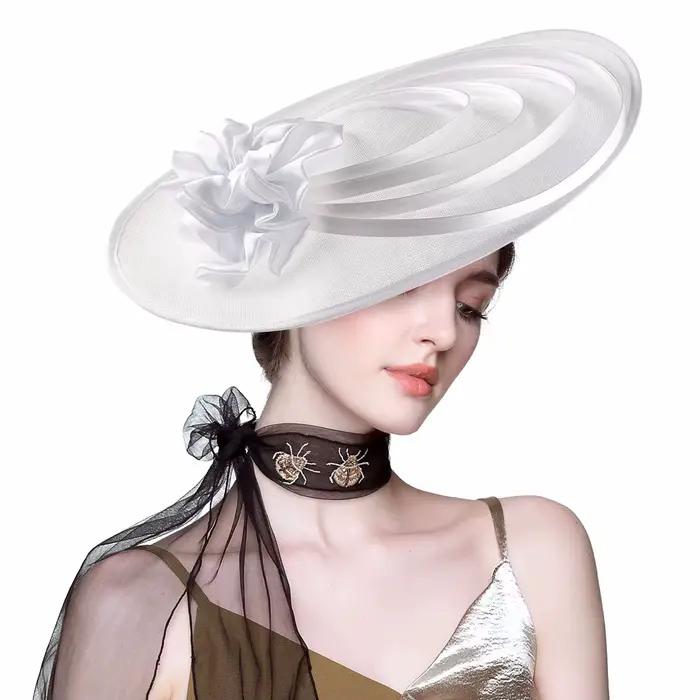 Fascinateur de grandes fleurs noires pour femmes