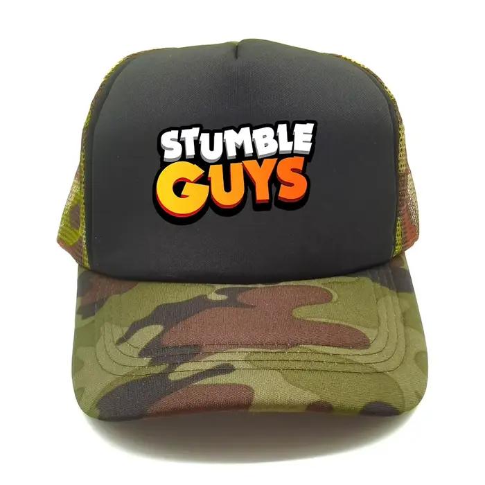 Stumble Guys casquette de camionneur Cool hommes drôle Hip-Hop chapeau jeu casquettes de Baseball été unisexe maille Net