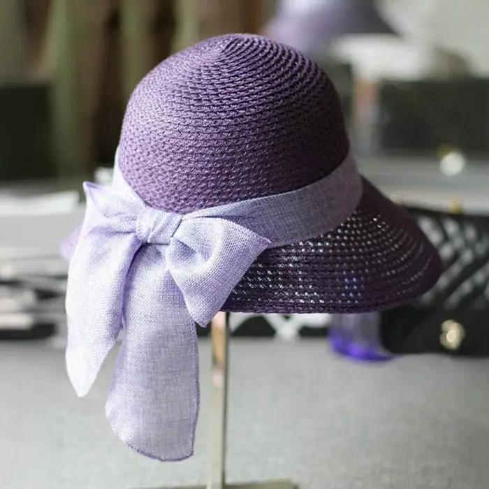 Chapeau de paille d'été pour femmes