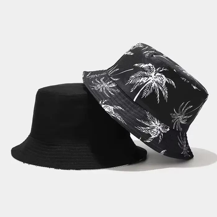 Grande taille de tête chapeau de pêcheur mâle réversible Hawaii coréen printemps chapeaux pour hommes décontracté Panama