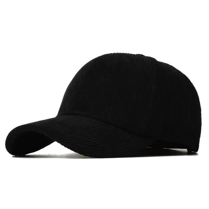 Casquettes de Baseball en velours côtelé pour hommes et femmes