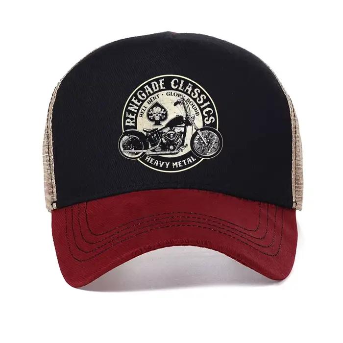 Nouvelle casquette de baseball vintage Glory Bounds Motorcycle USA Heavy Metal pour hommes