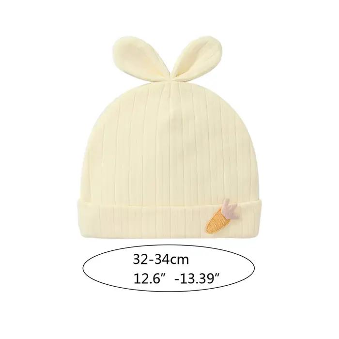 Bonnet unisexe en coton non structurels ent pour bébé garçon et fille