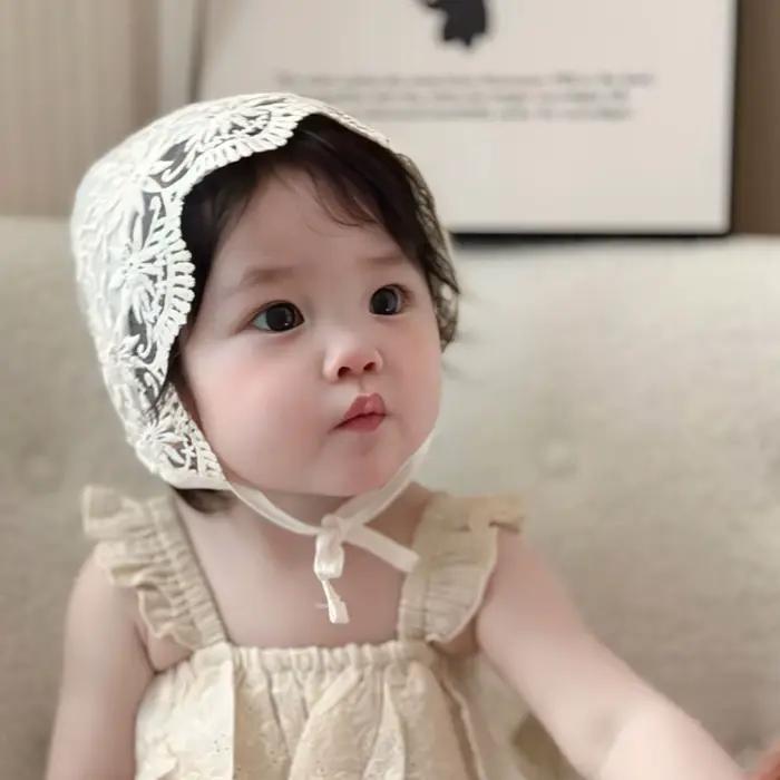 Chapeau de bébé en dentelle pour nouveau-né princesses photos automne printemps occasions spéciales