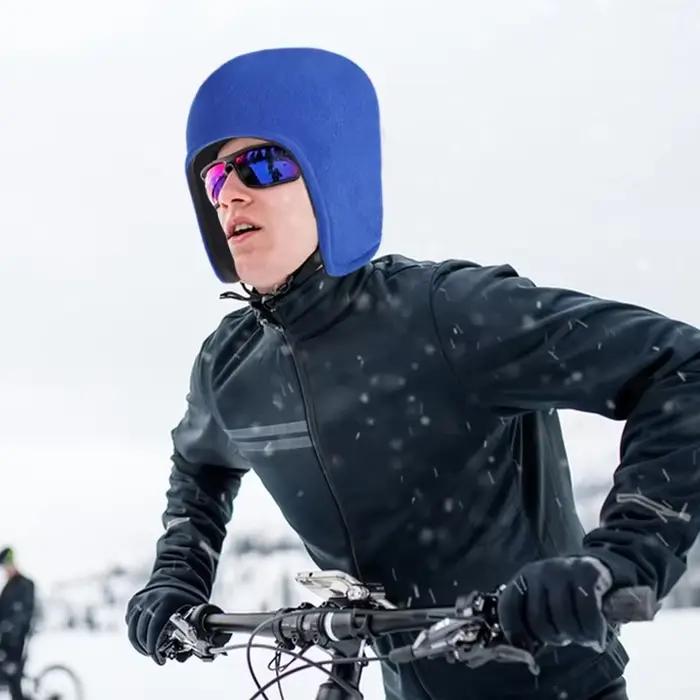 Chapeau de cyclisme d'hiver coupe-vent chaud casquette polaire avec Protection des oreilles hommes femmes Sports de plein air randonnée équitation casquettes thermiques