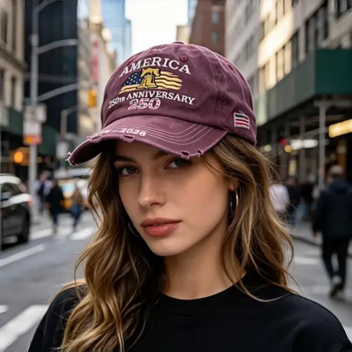 Casquette de baseball américaine pour le 250e anniversaire (1776-2026)