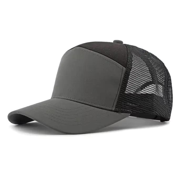 Logo personnalisé Richarson dur haut Snapback Casquette hommes plaine 7 panneaux maille camionneur chapeau femmes été
