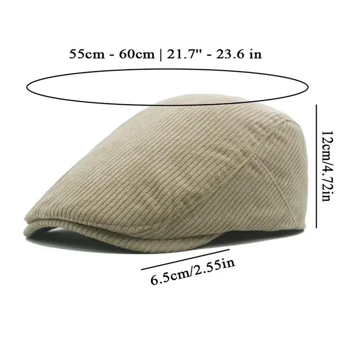Casquette de journal grande taille pour hommes