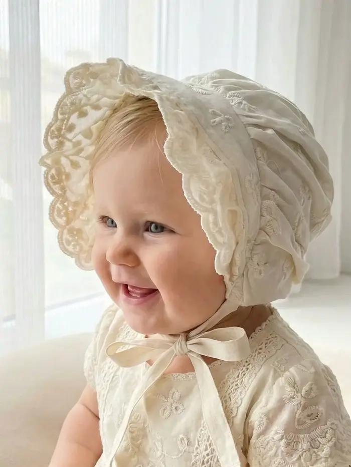 1 pièce Bonnet pour bébés filles 6-18 mois