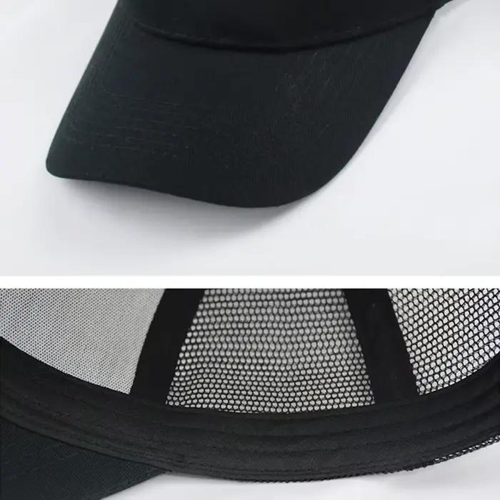 Casquette en maille avec logo personnalisé professionnel pour hommes et femmes