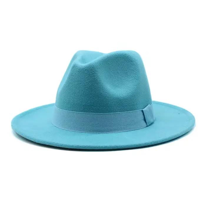 Chapeau fedora multifonctionnel pour homme et femme élégant avec ruban pour toutes les saisons et occasions spéciales
