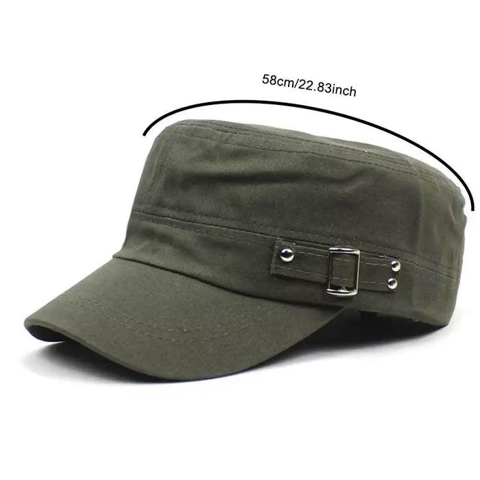 Chapeau hommes Version marée couleur unie plat casquettes de Baseball coton mélange casquette