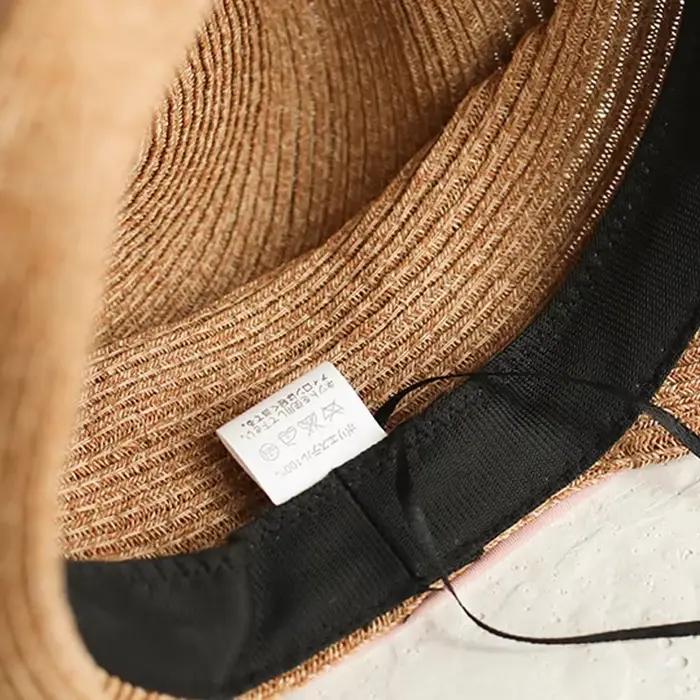 Chapeau de paille d'été pour femmes style sportif protection uv mode coréenne et japonaise occassions shopping printemps été