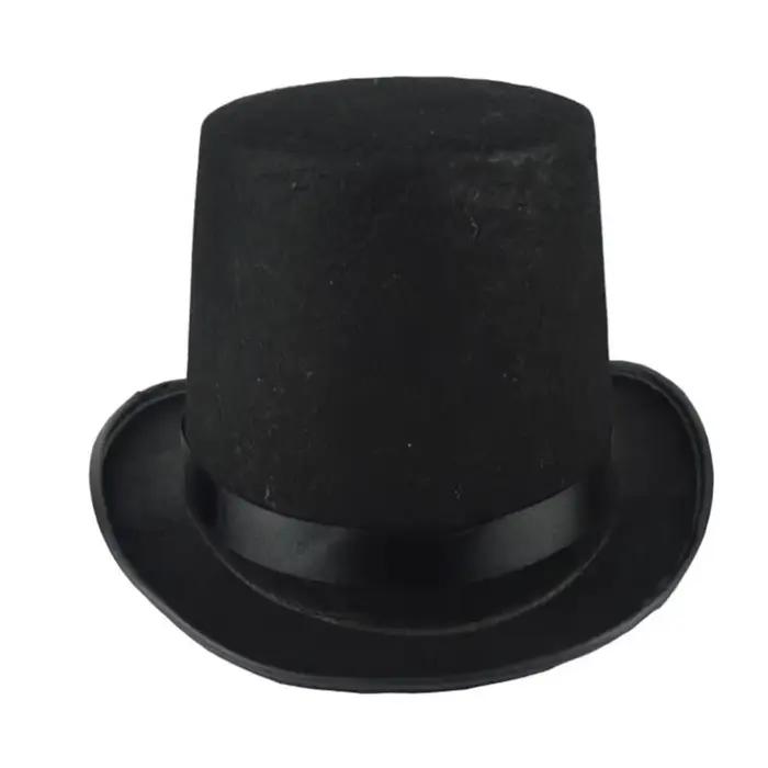 Événement noir enfants chapeaux magicien cirque haut fête carnaval Festivals chapeau casquette noël anniversaire Cosplay