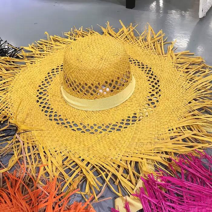Chapeau de plage à grand bord pour femmes