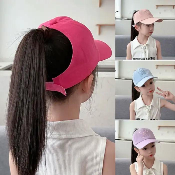 Casquette de Baseball avec nœud doux pour bébé fille
