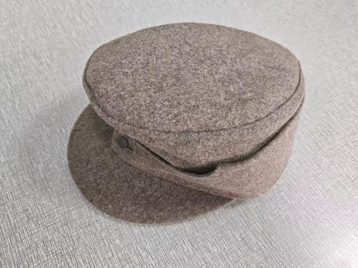 Chapeau militaire M43 en laine gris champêtre et noir pour hommes et femmes polyvalent pour toutes les saisons et occasions historiques