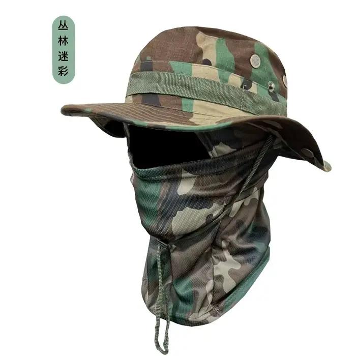 Chapeau Bob Camouflage Réglable pour Hommes et Femmes