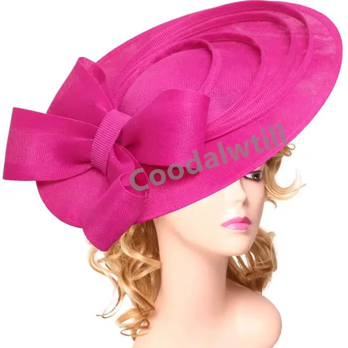 Barrette à cheveux de polyester de haute qualité pour femmes, idéale pour les mariages, les derbys, les soirées festives et les tenues quotidiennes, disponible en 15 couleurs différentes, adaptable aux quatre saisons