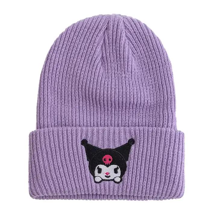 Offre spéciale Saniro Hello Kitty bonnet chapeau femmes mignon dessin animé cannelle mélodie Kuromi hiver