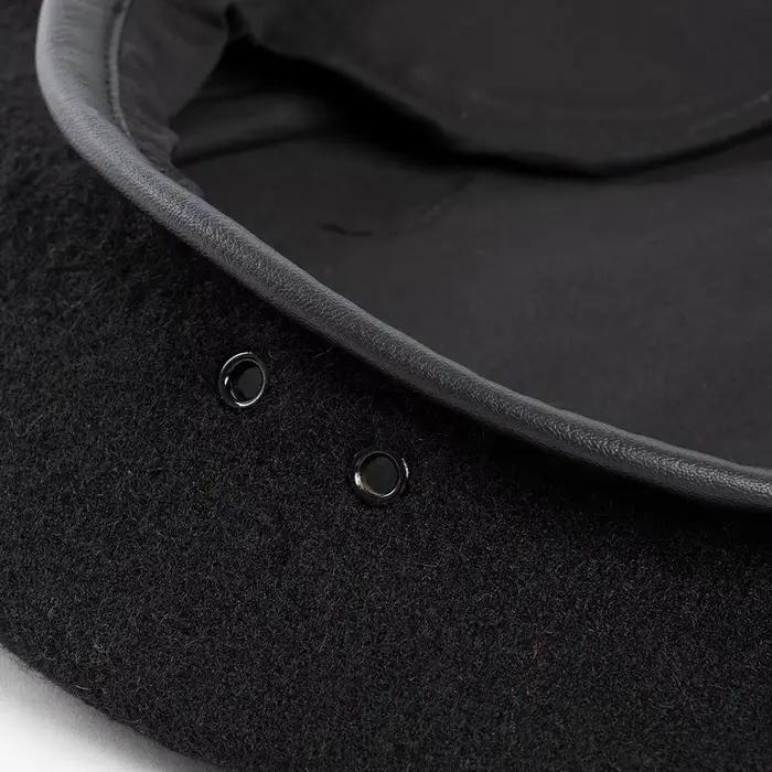Béret de soldats en laine unisexe multifonctionnel, casquette de protection militaire avec œillet ventilé et réglage de taille pour quatre saisons