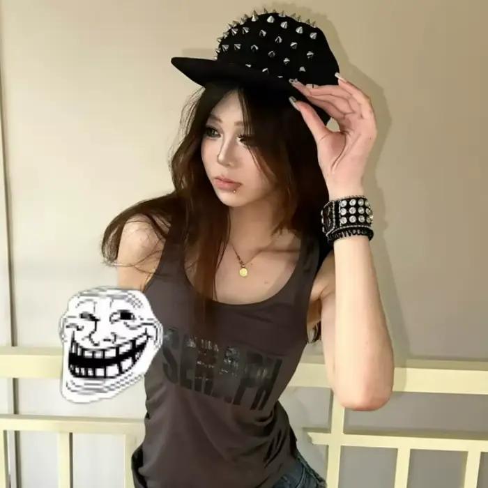 Casquette de Baseball à rivets Rock pour femmes et hommes