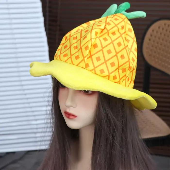 Décorations Dansantes : Chapeau Ananas Doux et Confortable