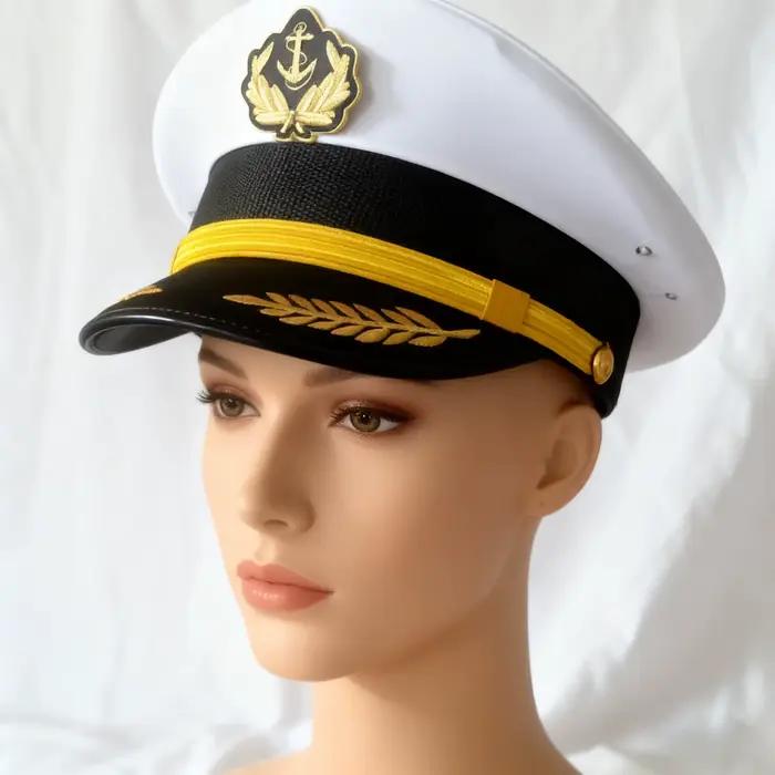 Casquette à visière de marin pour hommes et femmes