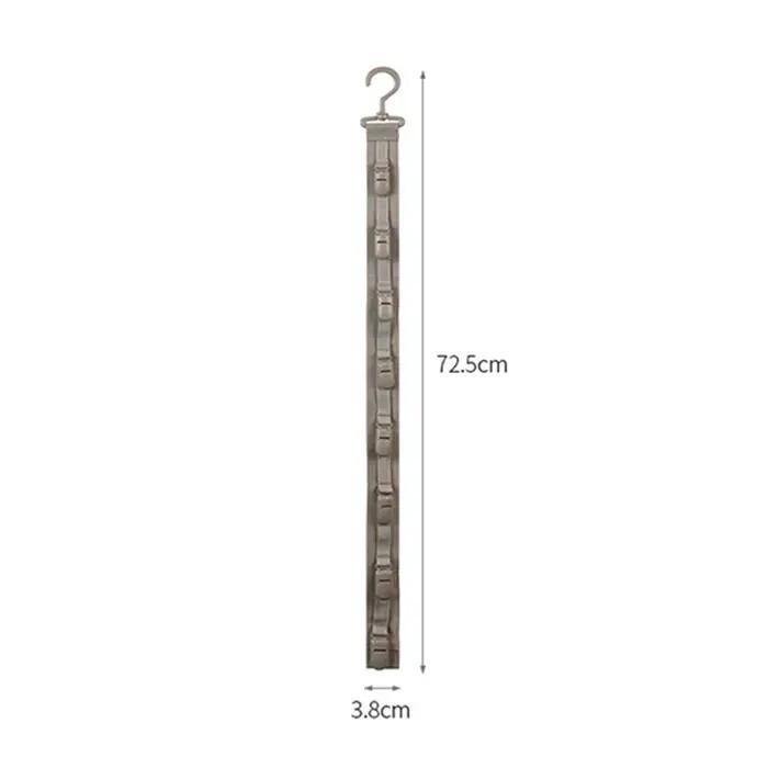 Sangle d'organisateur de chapeau au-dessus de la porte Porte-chapeaux suspendus avec boucle à clip Organisateur