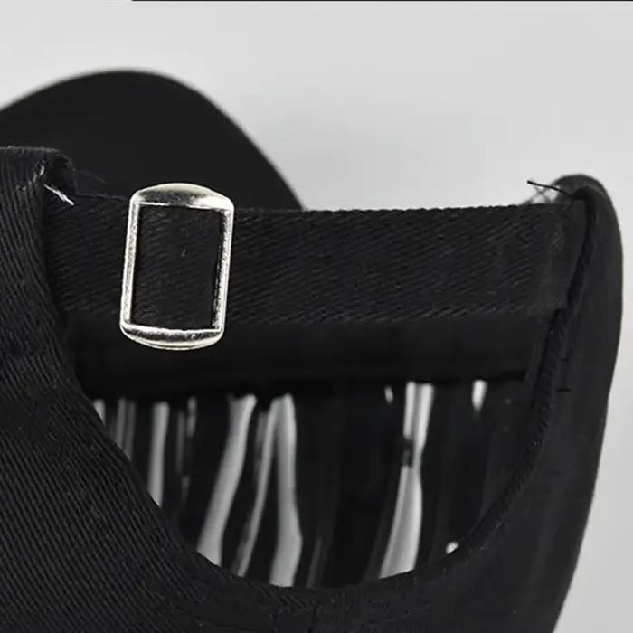 Casquette de baseball avec lettres brodées vintage, aspect délavé réglable, chapeau de papa pour hommes et femmes, sports de plein air, style streetwear tendance
