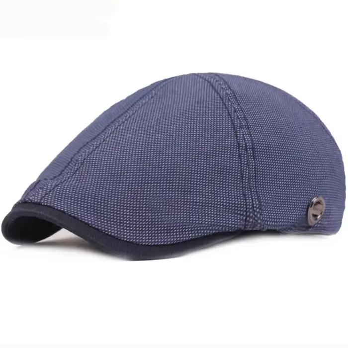 Bérets Vintage Hommes Femmes Casquette Chapeau pour Printemps Automne Coton Rétro Béret