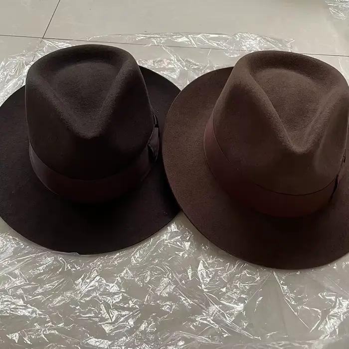 Chapeau britannique en feutre 100% laine pour homme