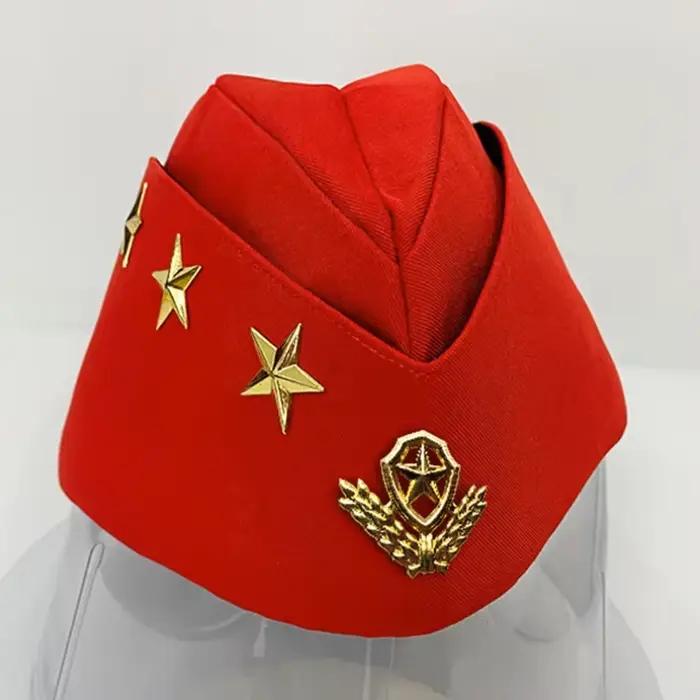 Casquette de marin en coton et polyester style aviation pour adultes occasions spéciales performances théâtrales et cosplay