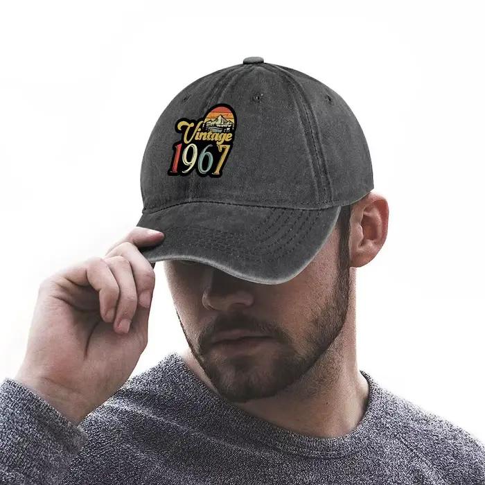 Casquette de baseball délavée Vintage 1967 rétro - Inspiré
