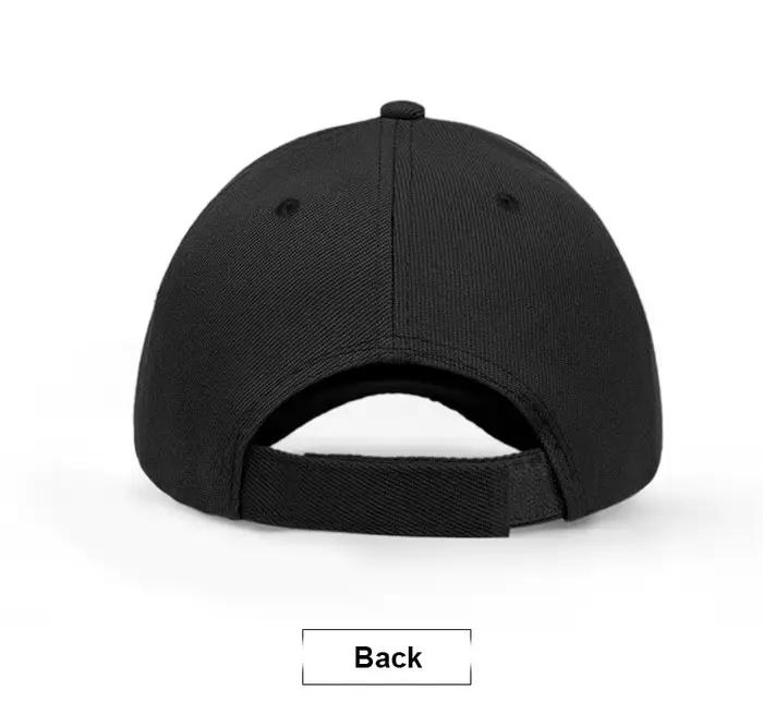 Casquette de Baseball noire unisexe pour hommes et femmes