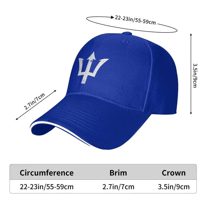 Casquettes de baseball ajustables Poseidon Symbole Tridents Grecs Hip Hop Dieu Mythologie Hommes Femmes Chapeau de sport et d'entraînement