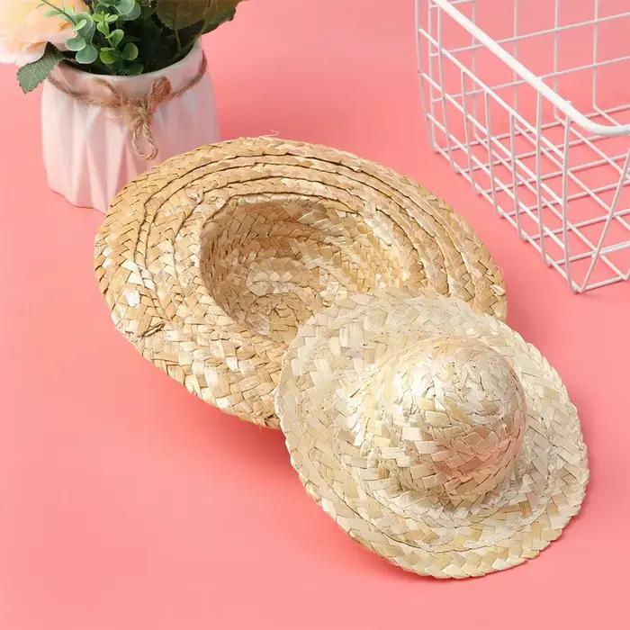 Chapeau de paille tissé