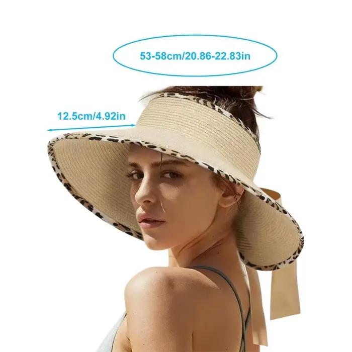 Chapeau soleil respirant avec nœud papillon 39BB