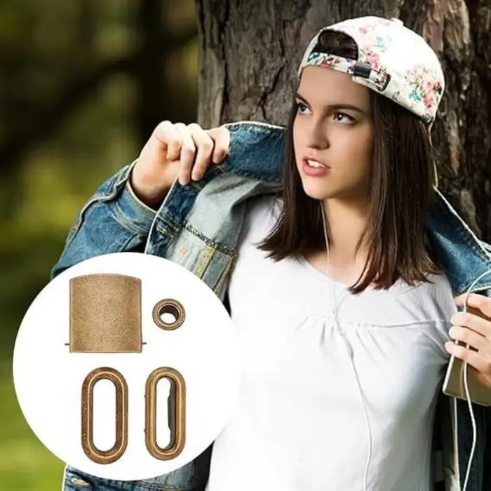 Boucle de casquette en acier inoxydable