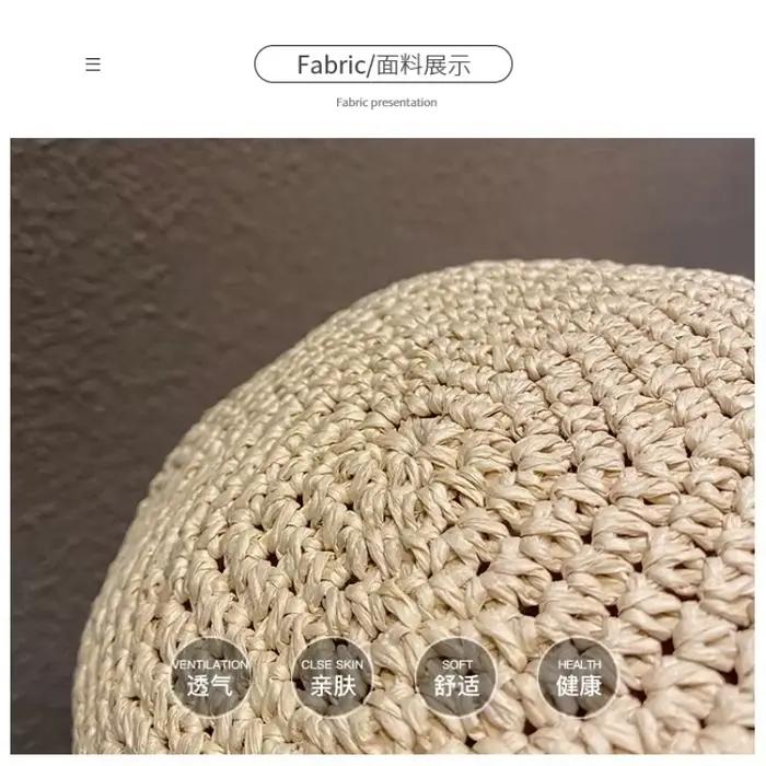 Chapeau de paille pour femme