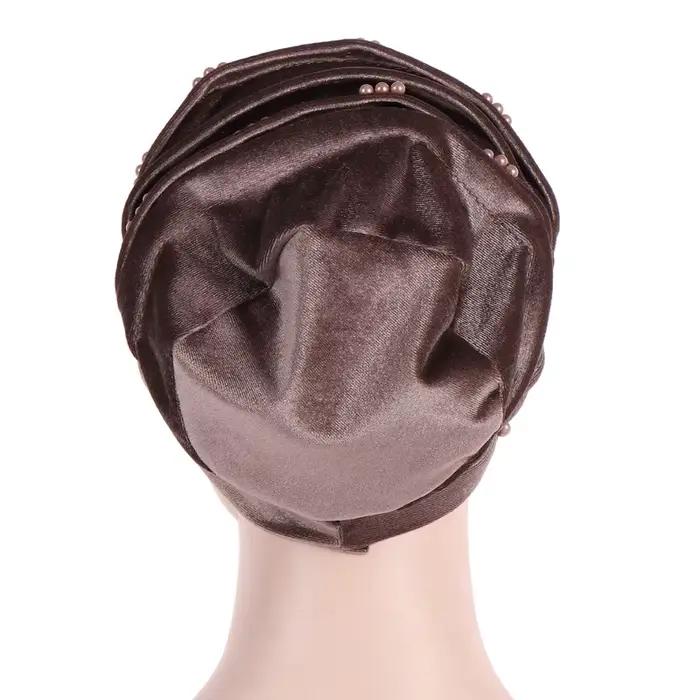 Turban Hijab Femme Multifonctionnel Style Sportif Couleur Solide Accessoire Chevelure Polyvalent Toutes Les Saisons Occasions Spéciales ```